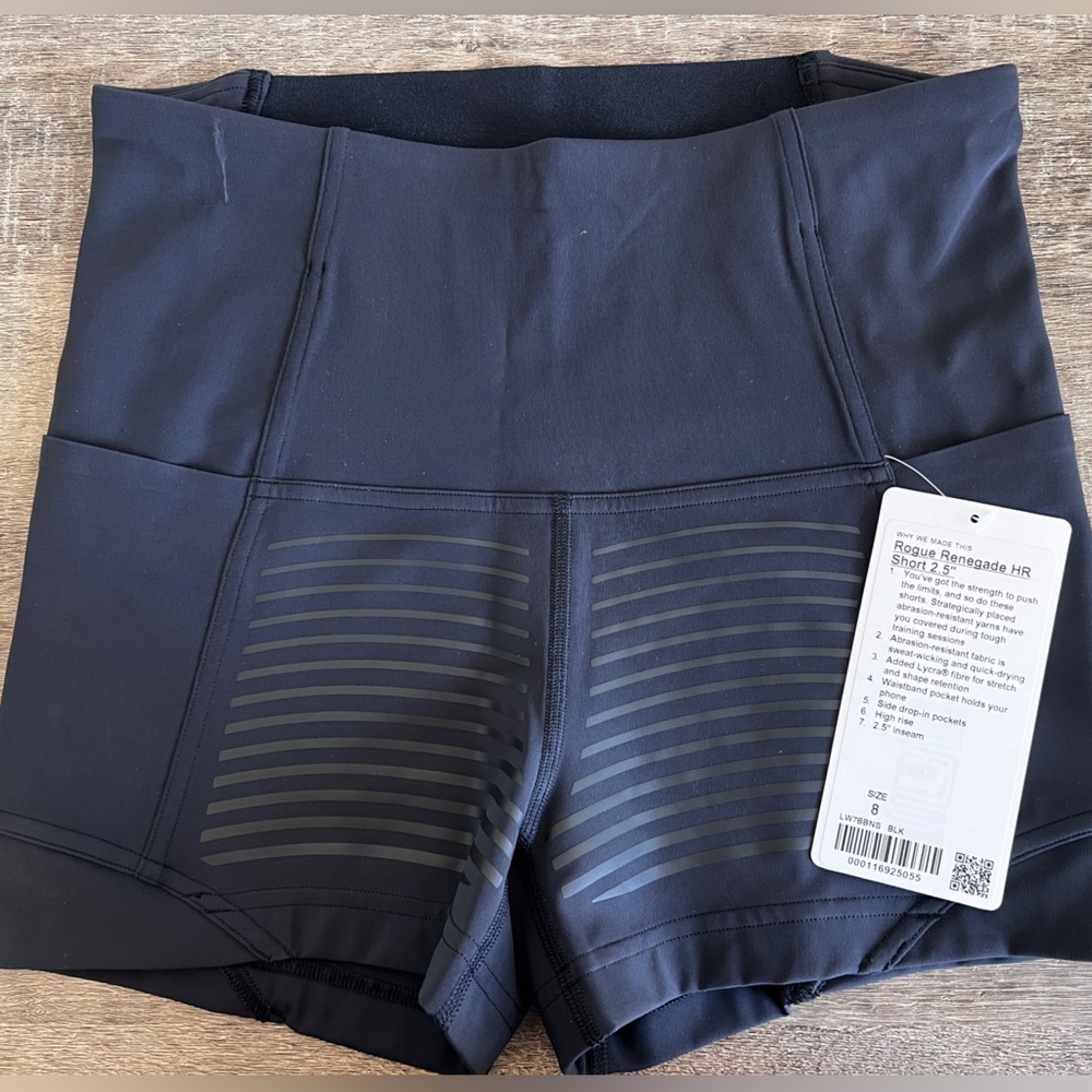 Lululemon Rogue Renegade HR Shorts 2.5”